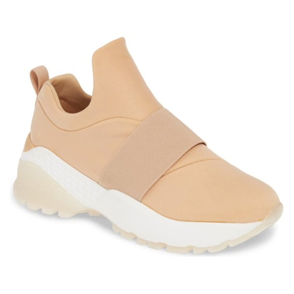 J/Slides Manic Nude Dad Platform High Top Sneakers